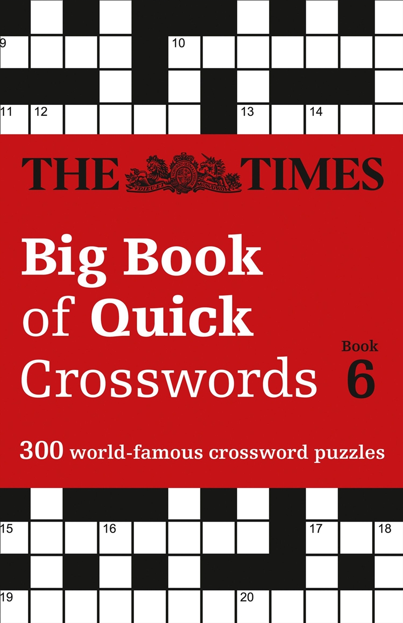 Times Big Book Of Quick Crosswords 6/Product Detail/Adults Activity Books