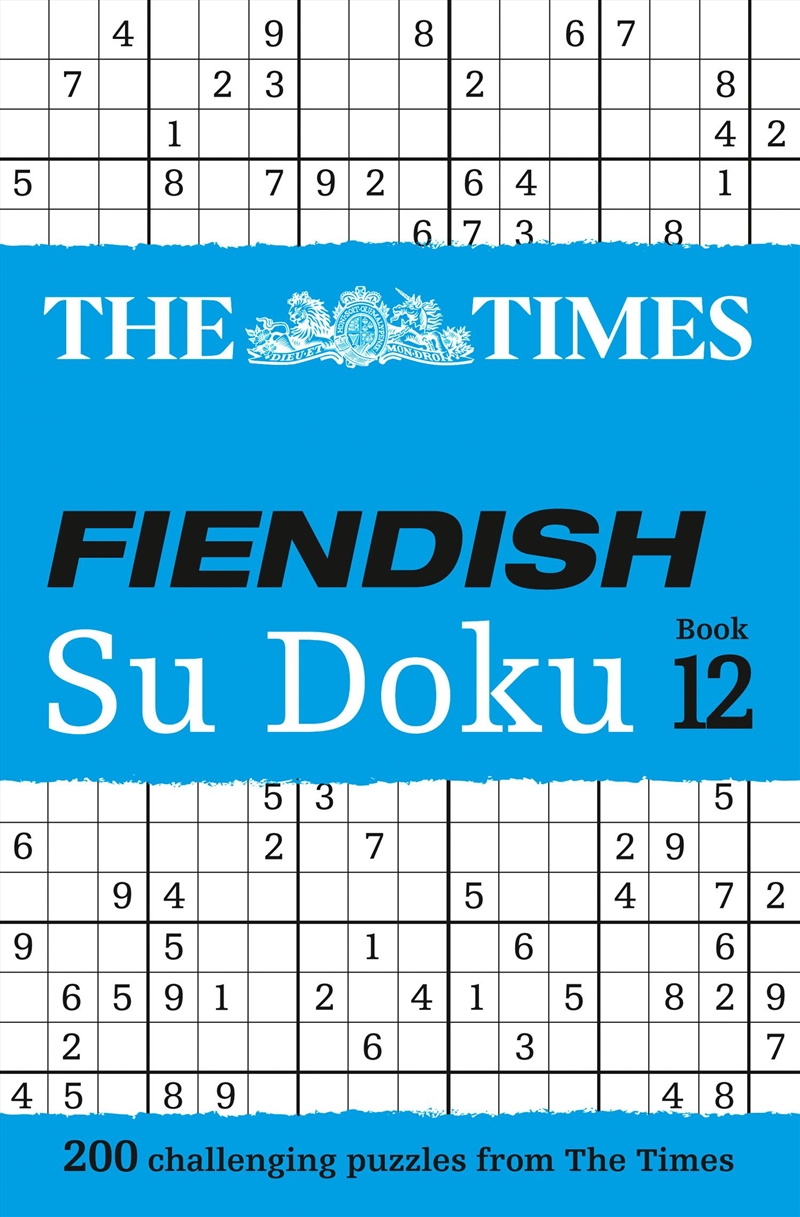 Times Fiendish Su Doku Book 12/Product Detail/Adults Activity Books