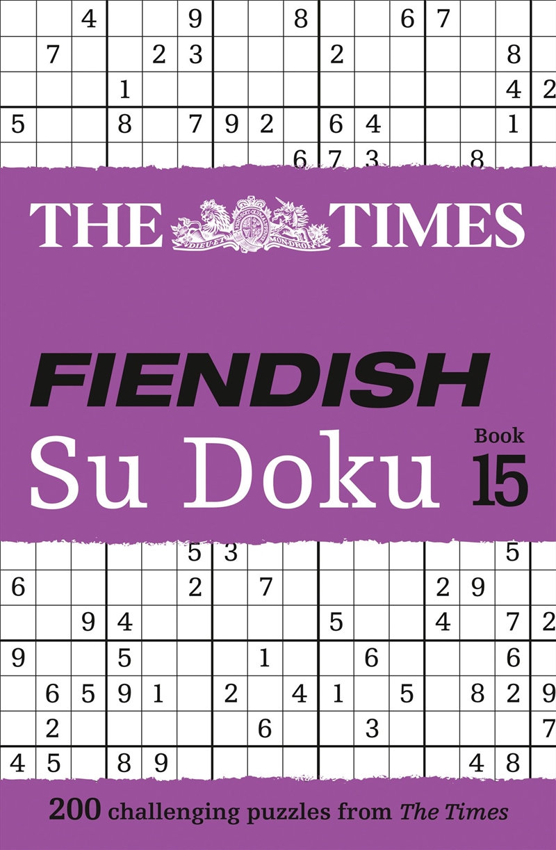 Times Fiendish Su Doku Book 15/Product Detail/Adults Activity Books