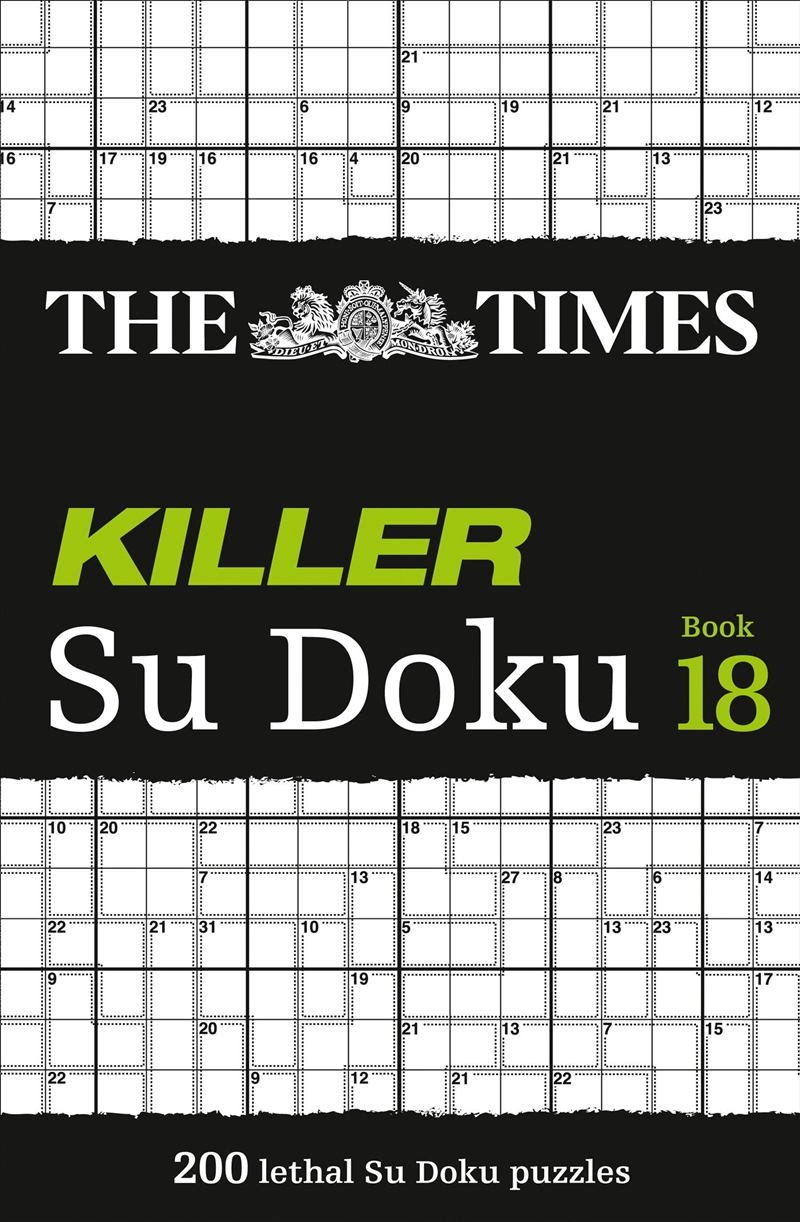 Times Killer Su Doku Book 18/Product Detail/Adults Activity Books