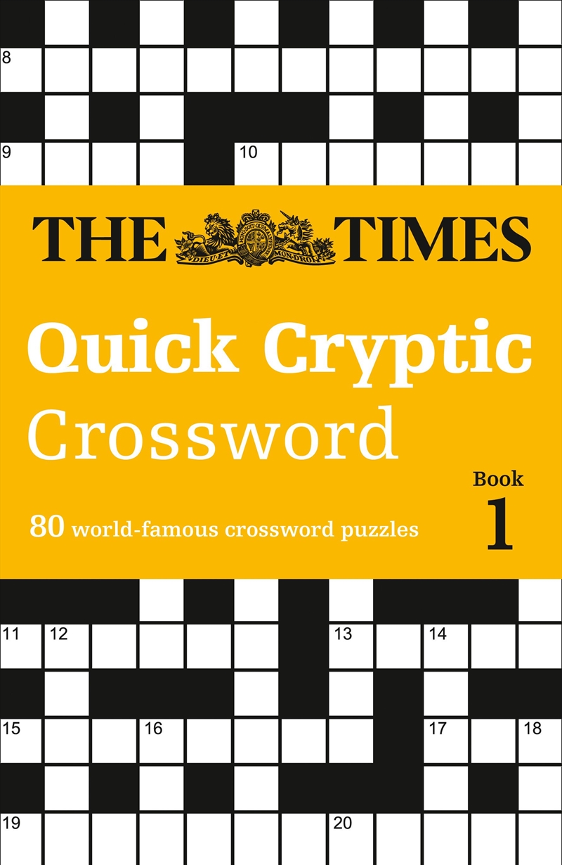 Times Quick Cryptic Crossword Book 1/Product Detail/Adults Activity Books