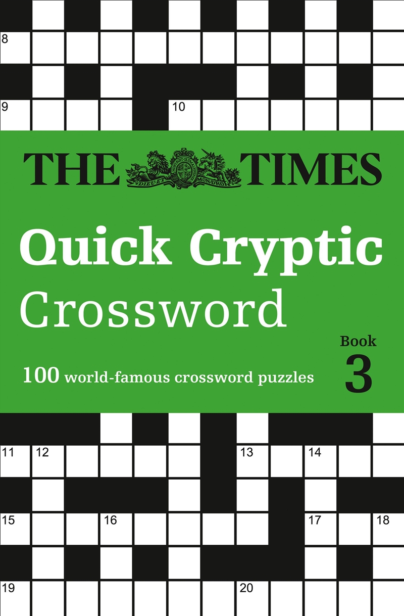 Times Quick Cryptic Crossword Book 3/Product Detail/Adults Activity Books