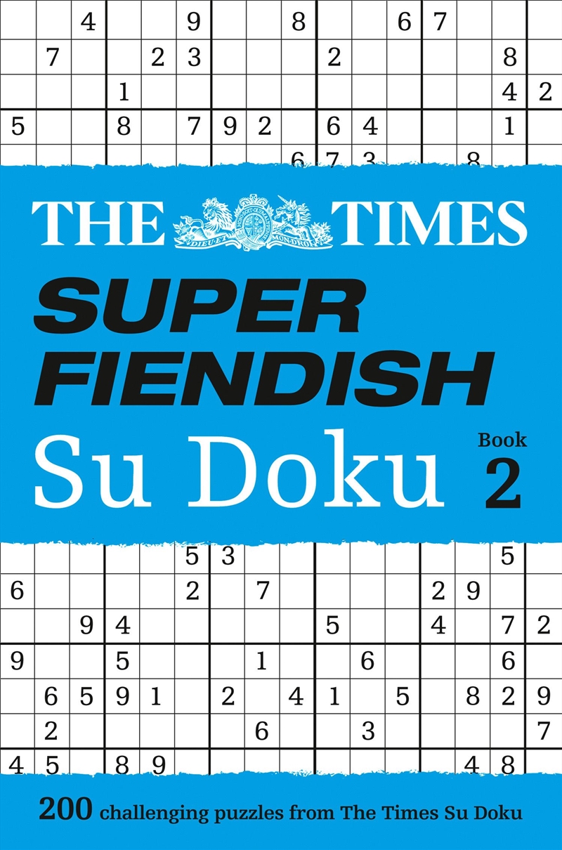 Times Super Fiendish Su Doku Book 2/Product Detail/Adults Activity Books