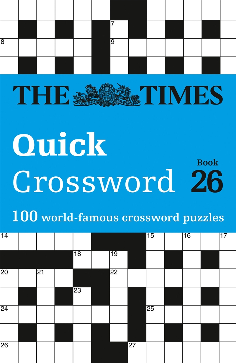 Times Quick Crossword Book 26/Product Detail/Adults Activity Books