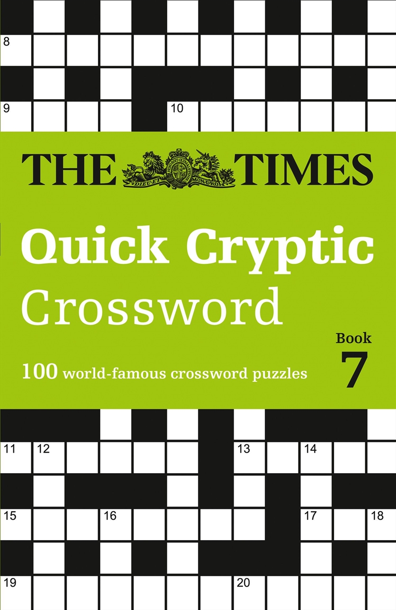 Times Quick Cryptic Crossword Book 7/Product Detail/Adults Activity Books