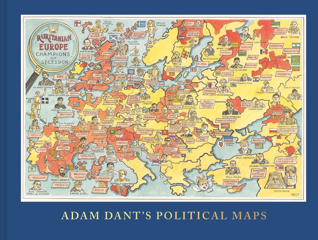 Adam Dants Political Maps/Product Detail/Geography