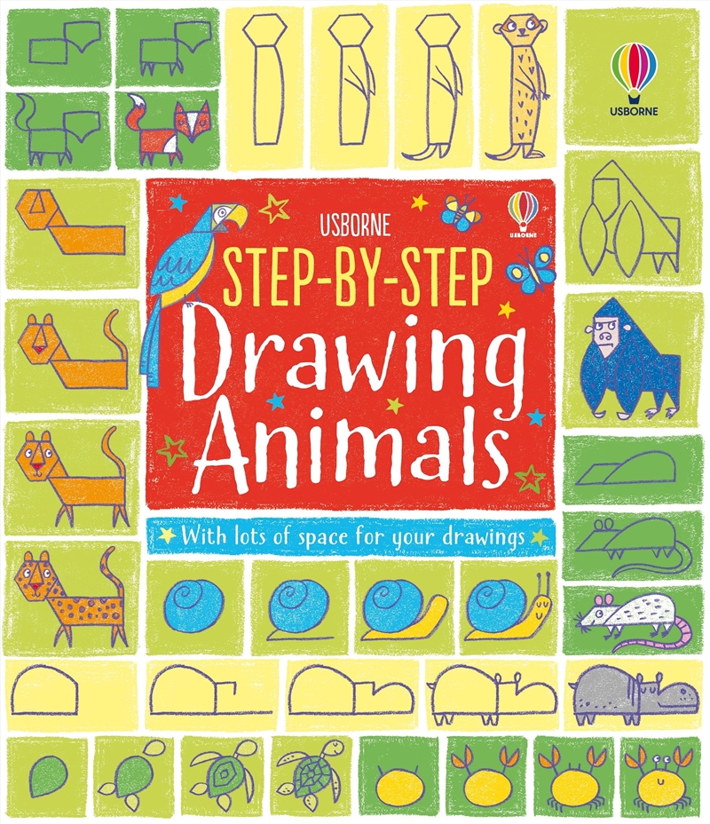 Step By Step Drawing Animals/Product Detail/Kids Activity Books