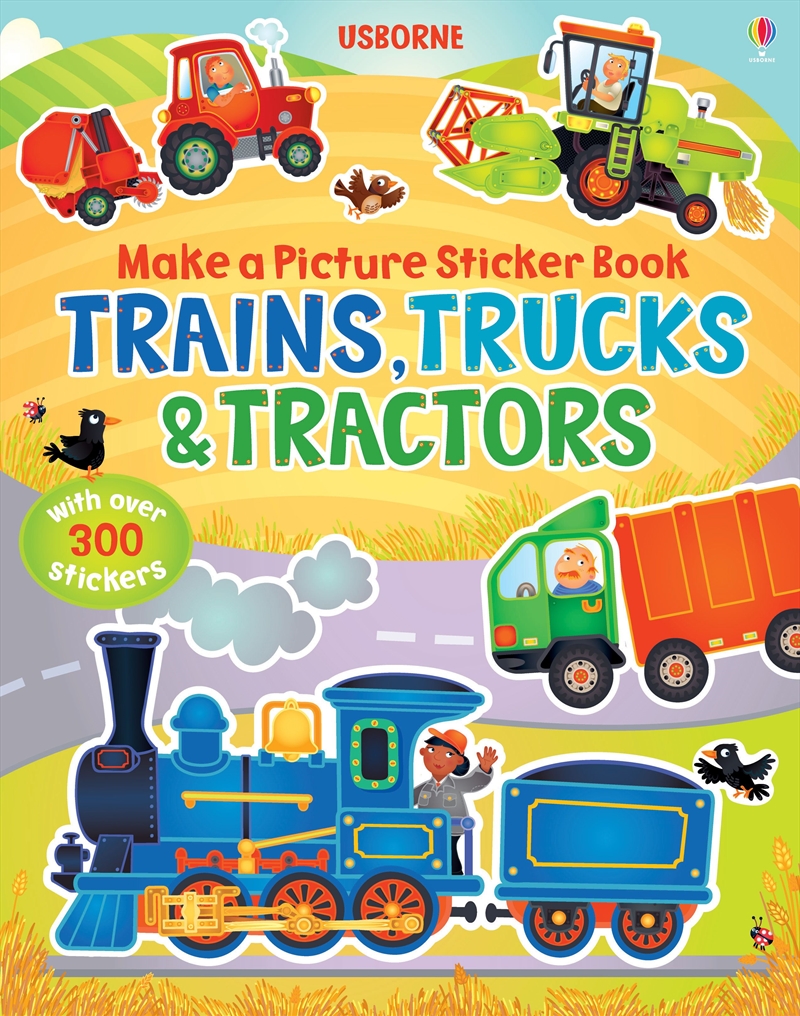 Trains Trucks Tractors Make A Picture/Product Detail/Kids Activity Books