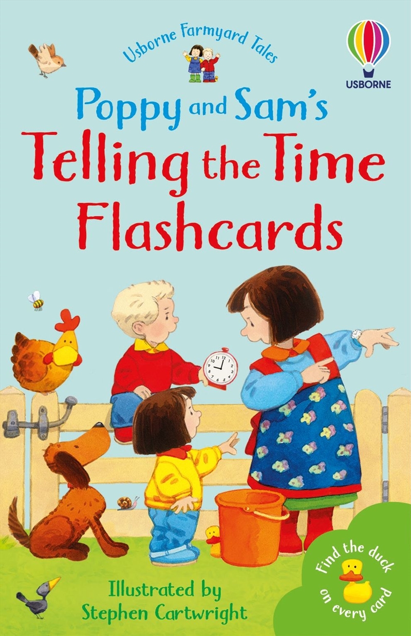 Poppy & Sams Telling The Time Flashcards/Product Detail/Kids Activity Books