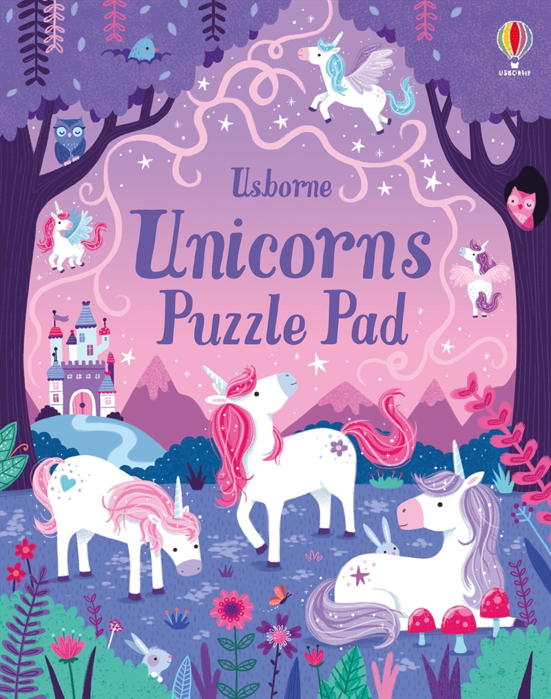 Unicorns Puzzle Pad/Product Detail/Kids Activity Books