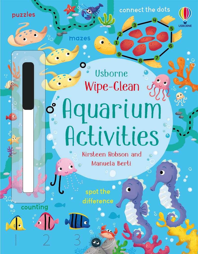 Wipe Clean Aquarium Activities/Product Detail/Kids Activity Books