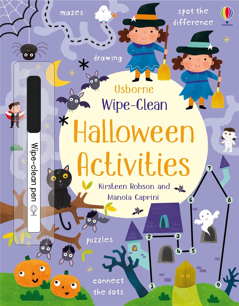 Wipe Clean Halloween Activity/Product Detail/Kids Activity Books