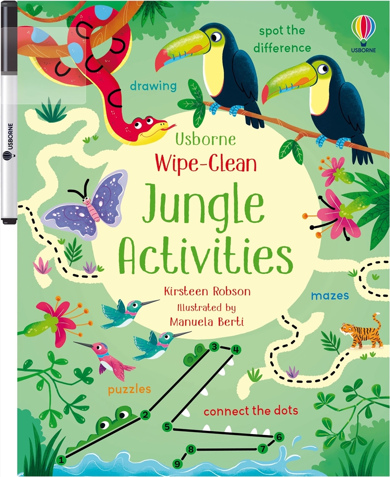 Wipe Clean Jungle Activities/Product Detail/Kids Activity Books