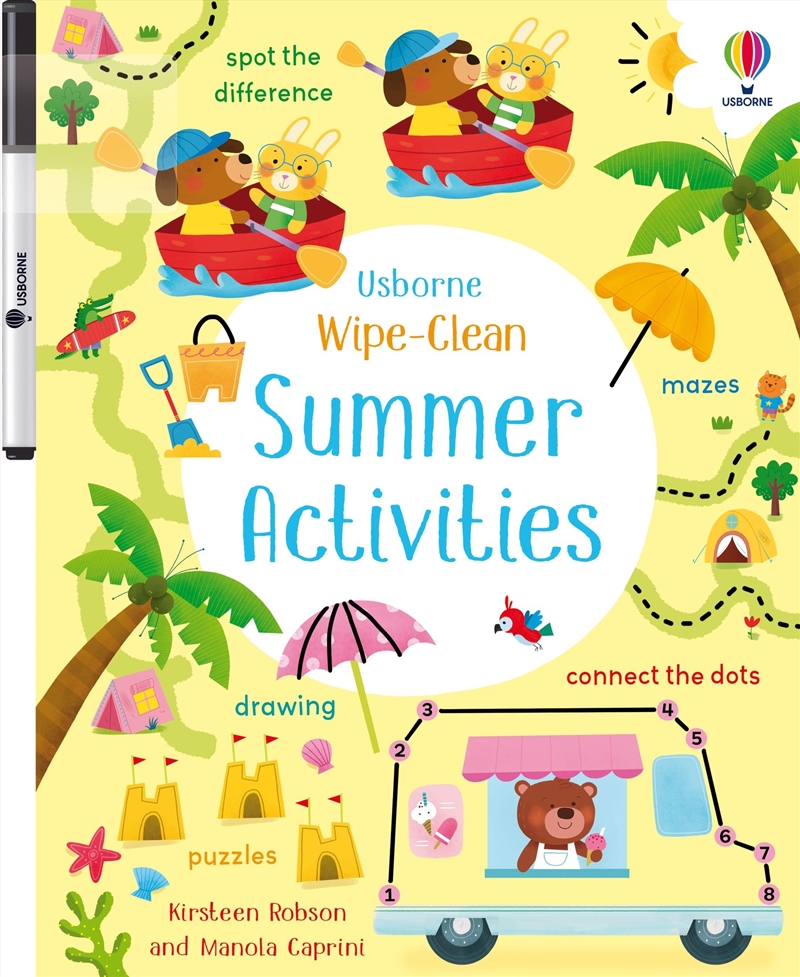 Wipe Clean Summer Activities/Product Detail/Kids Activity Books