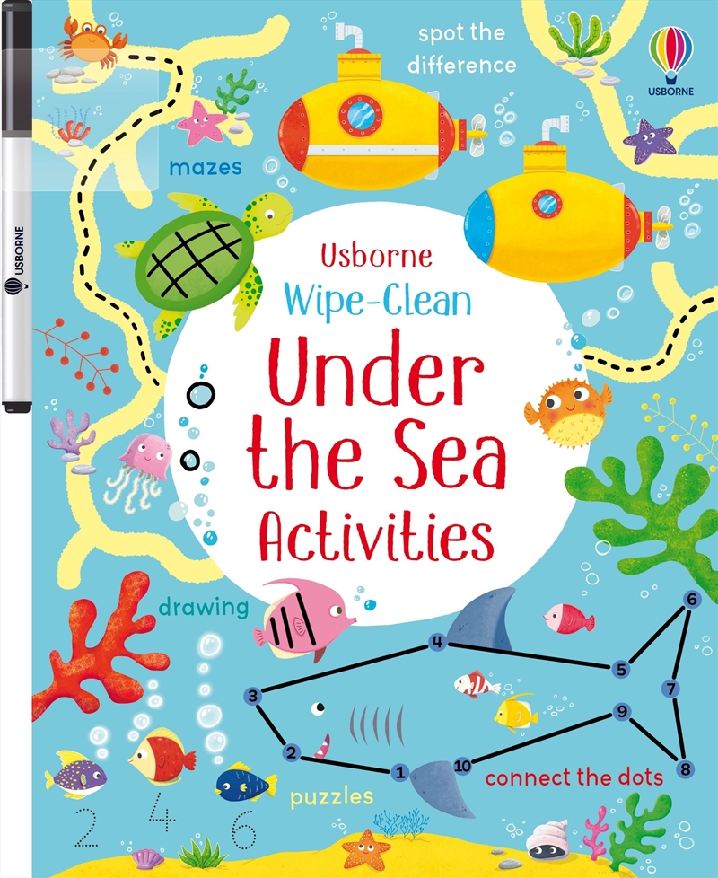 Wipe Clean Under The Sea Activities/Product Detail/Kids Activity Books