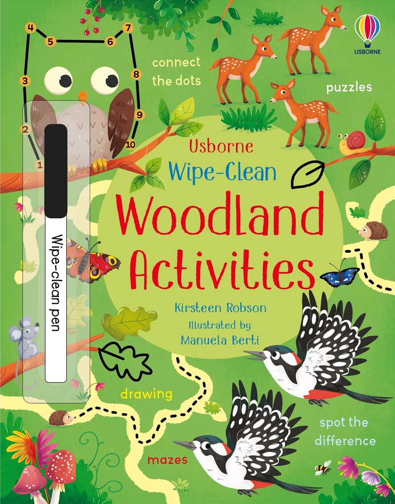 Wipe-Clean Woodland Activities/Product Detail/Kids Activity Books