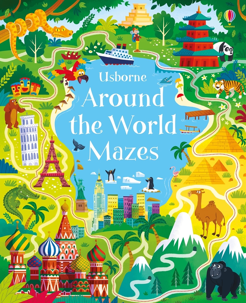 Around The World Mazes/Product Detail/Kids Activity Books