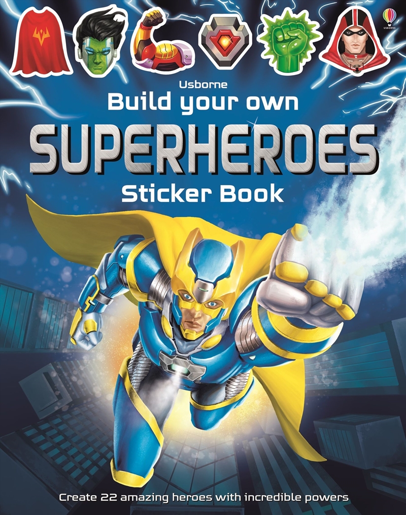 Build Your Own Superheroes Sticker Book/Product Detail/Kids Activity Books