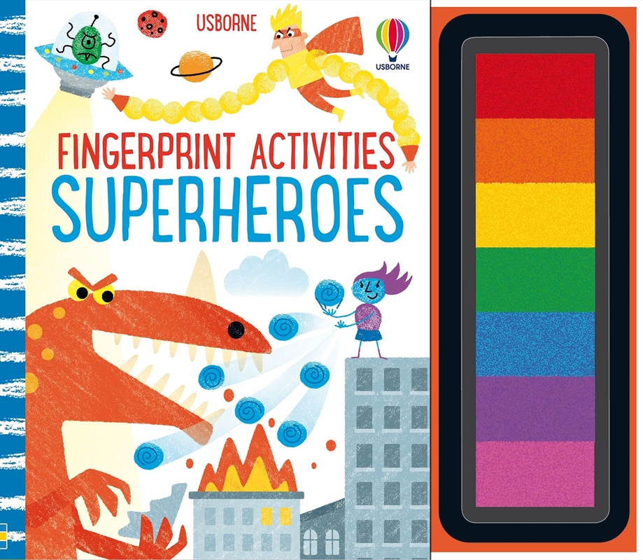 Fingerprint Activities Superheroes/Product Detail/Kids Activity Books