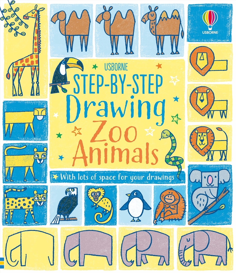 Step By Step Drawing Zoo Animals/Product Detail/Kids Activity Books