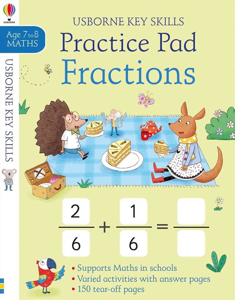 Practice Pad Fractions 7 8/Product Detail/Maths