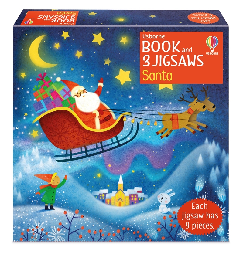 Usborne Book And 3 Jigsaws: Santa/Product Detail/Jigsaw Puzzles