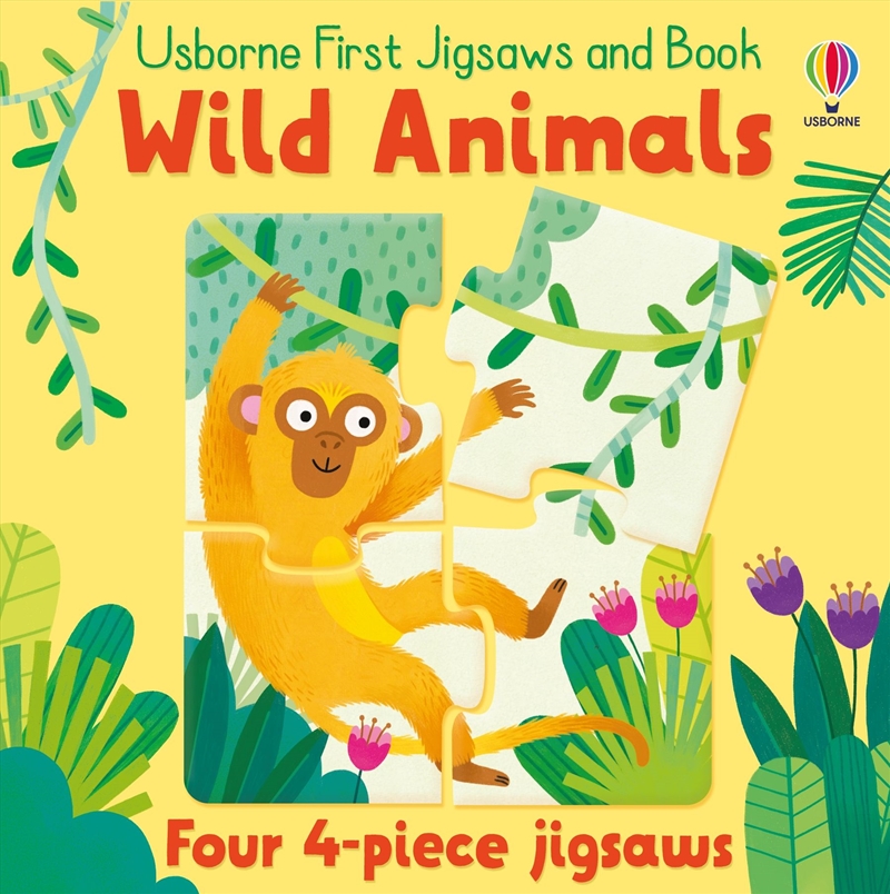 Usborne First Jigsaws And Book Wild Animals/Product Detail/Jigsaw Puzzles