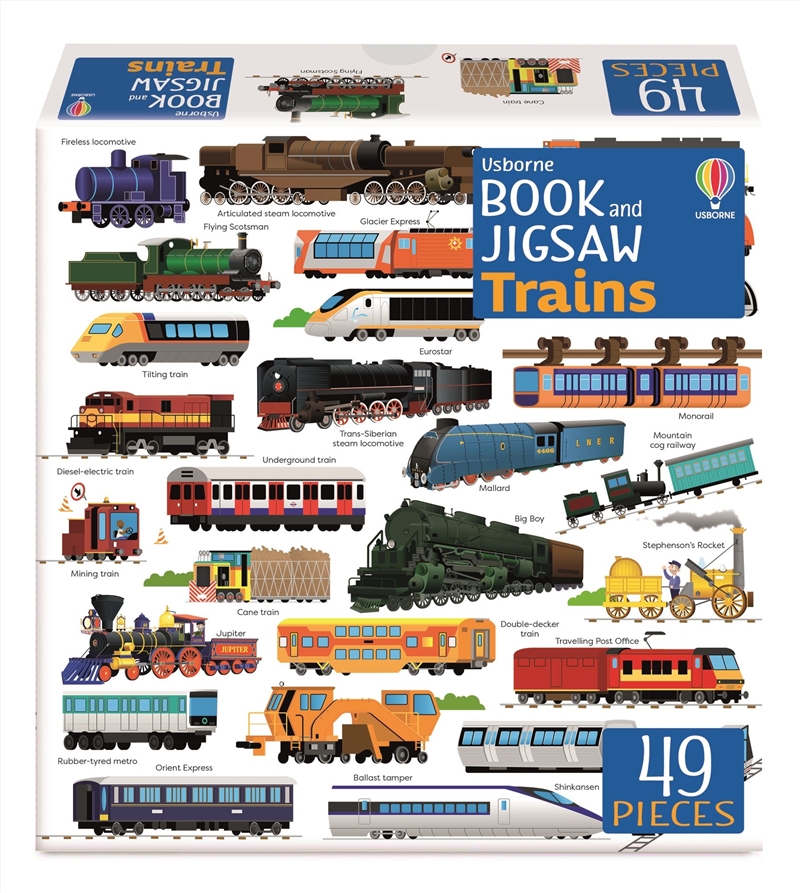 Usborne Book And Jigsaw Trains/Product Detail/Jigsaw Puzzles