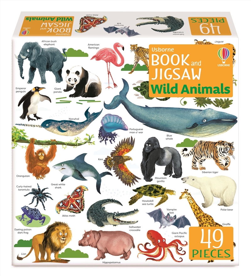 Usborne Book And Jigsaw Wild Animals/Product Detail/Jigsaw Puzzles