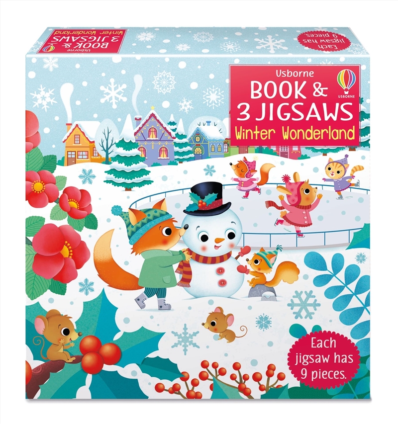 Usborne Book And 3 Jigsaws Winter Wonderland/Product Detail/Jigsaw Puzzles