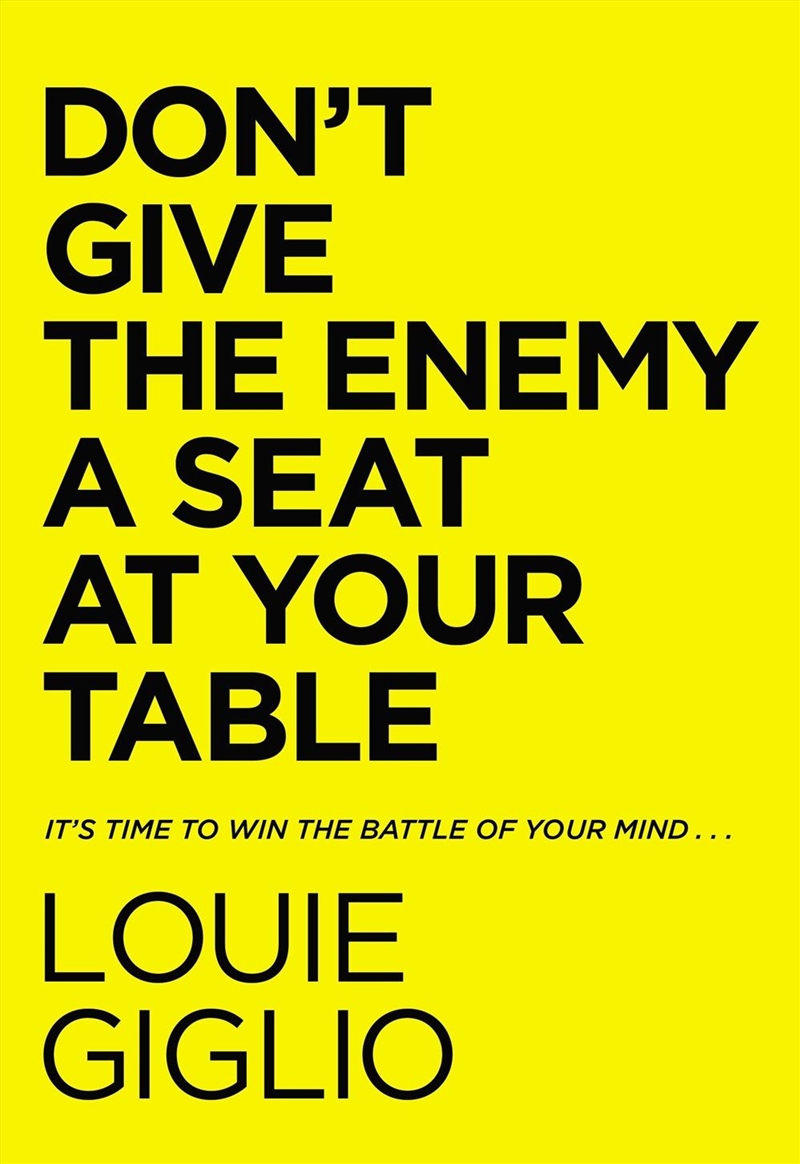 Dont Give The Enemy A Seat At Your Table/Product Detail/Religion & Beliefs