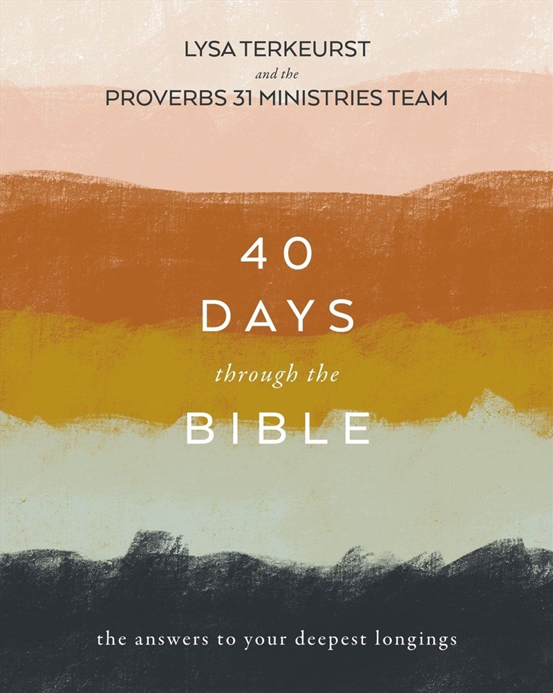 40 Days Through The Bible/Product Detail/Religion & Beliefs