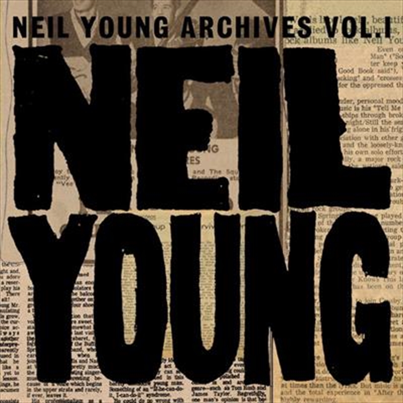 Neil Young Archives Vol. I/Product Detail/Rock/Pop