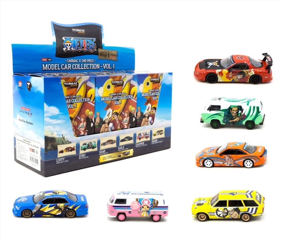 1:64 Model Car Collection Vol 1 - 6pc Display Box/Product Detail/Figurines