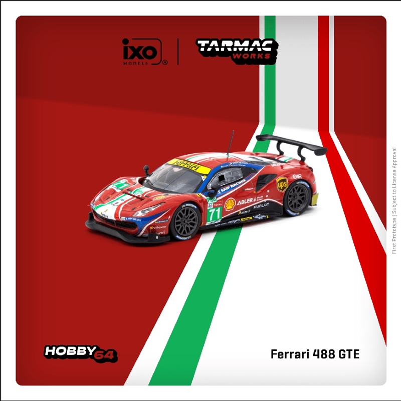 1:64 Ferrari 488 GTE - 24h of Le Mans 2020 - M. Molina / D. Rigon / S. Bird/Product Detail/Figurines