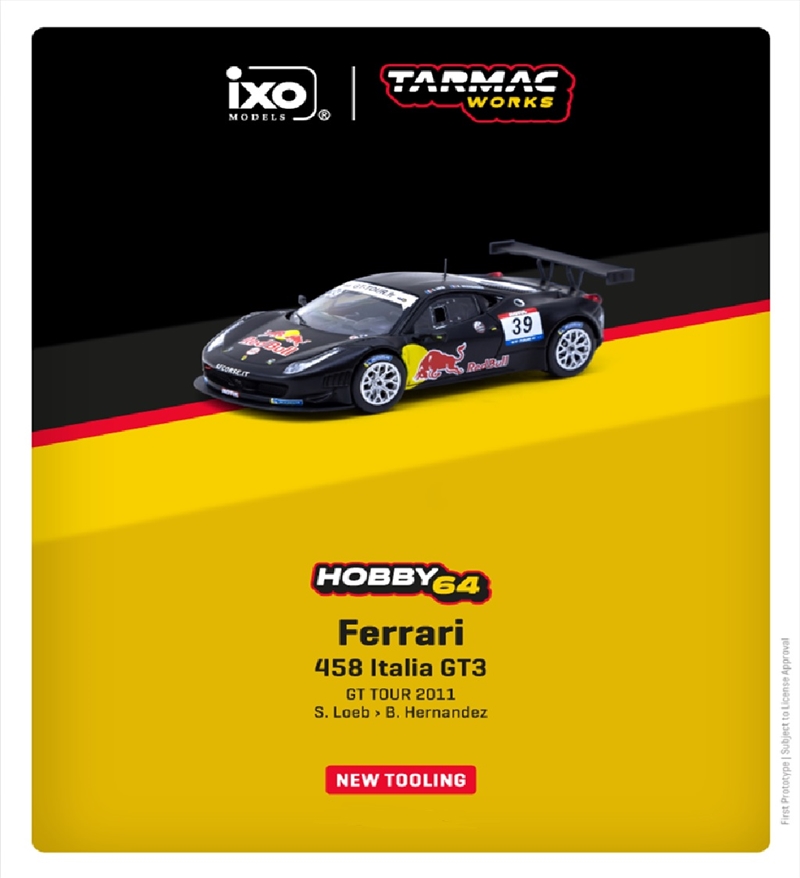 1:64 Ferrari 458 Italia GT3 - GT Tour 2011 - S.Loeb / B. Hernandez/Product Detail/Figurines