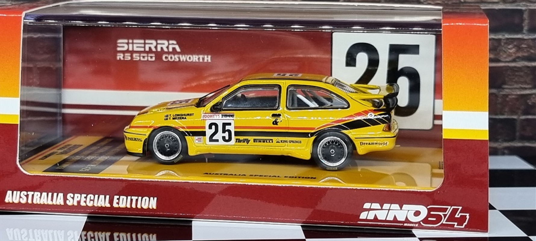 1:64 #25 Ford Sierra Cosworth Benson & Hedges Bathurst 1000 Tooheys 1988 Winner/Product Detail/Figurines