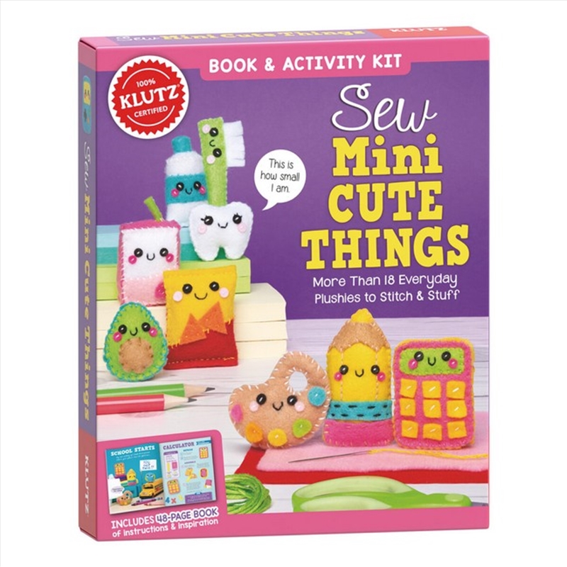 Sew Mini Cute Things (KLUTZ)/Product Detail/Kids Activity Books