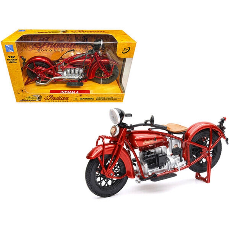 1:12 1930 Indian Four (Burgendy) Bike/Product Detail/Figurines