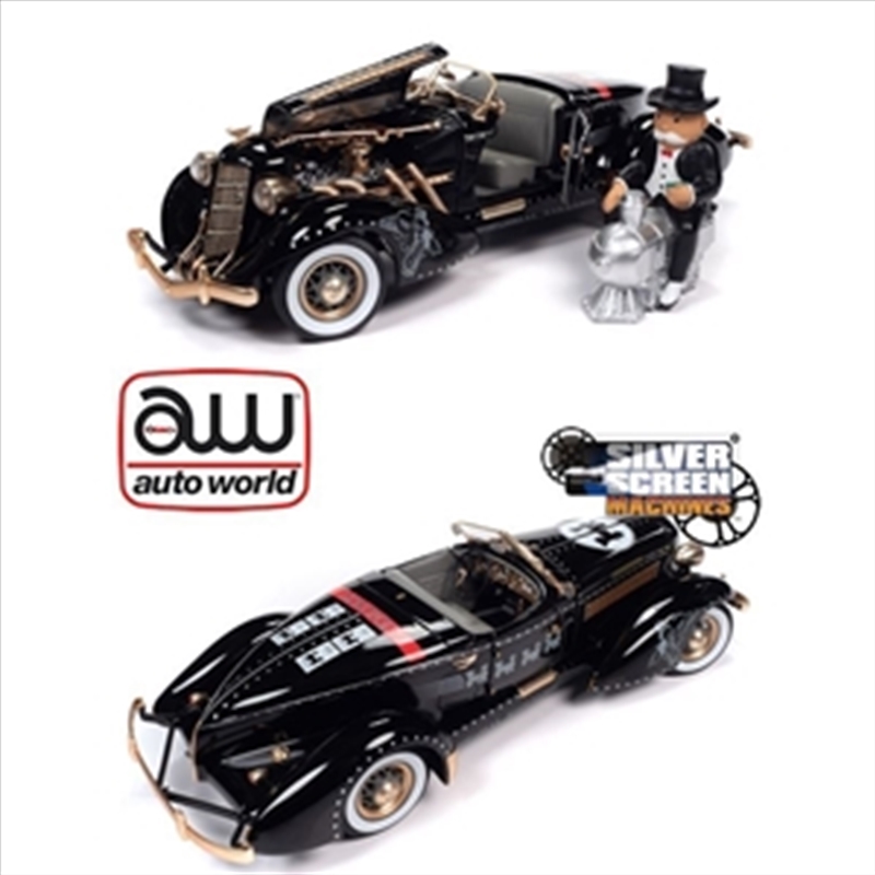 1:18 1935 Auburn 851 Sportster with Monopoly Figure/Product Detail/Figurines