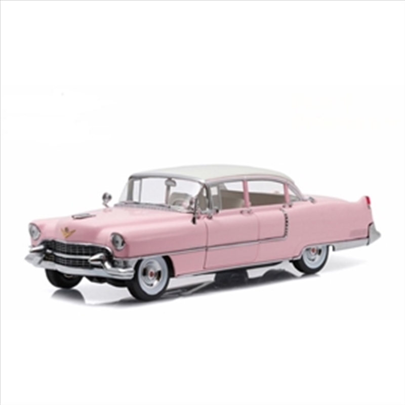 1:18 1955 Cadillac Fleetwood Pink with White Roof - Series 60/Product Detail/Figurines