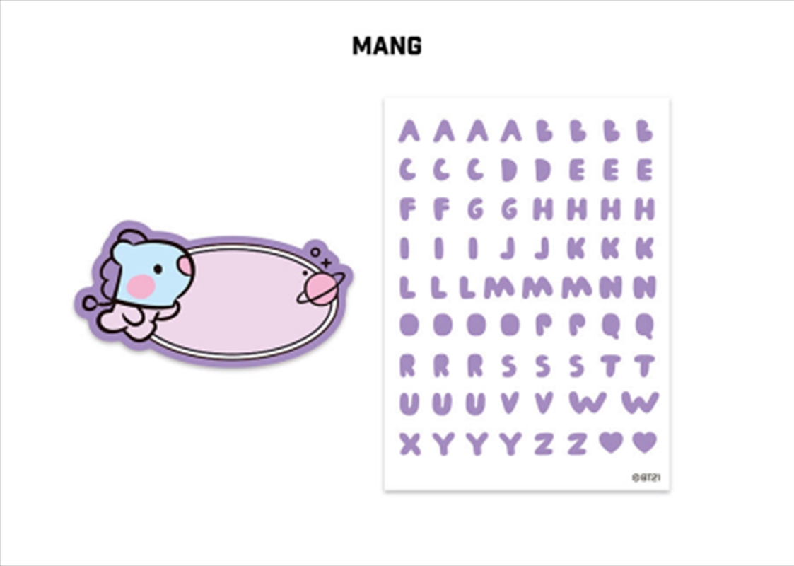 Acrylic Badge W/ Sticker: Mang/Product Detail/KPOP Merch