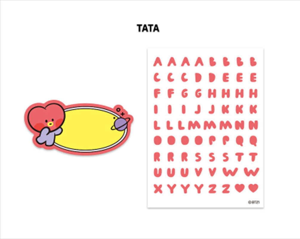 Acrylic Badge W/ Sticker: Tata/Product Detail/KPOP Merch