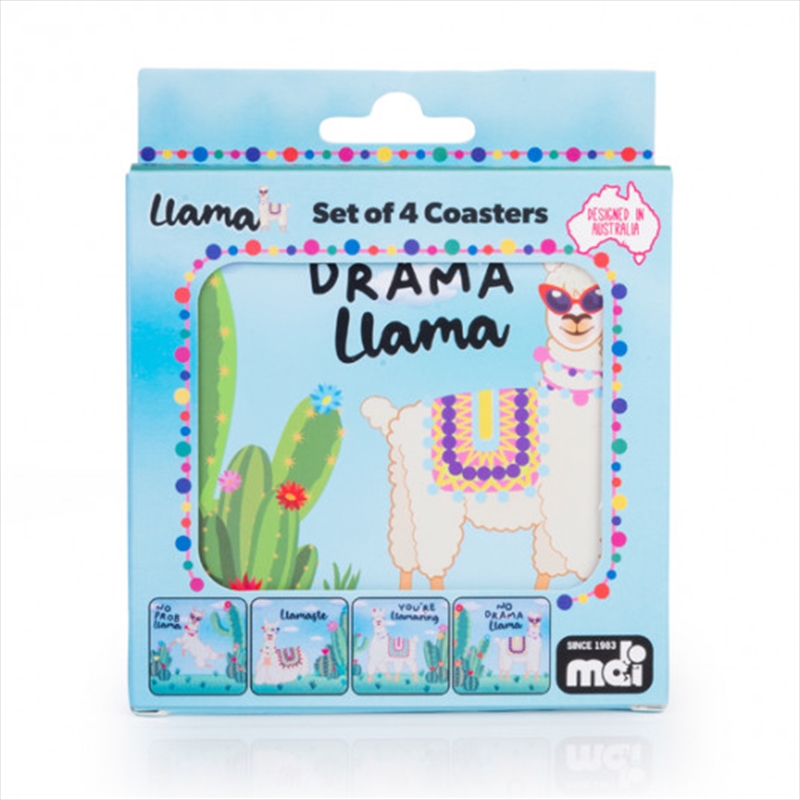 Buy Llama Coasters Set Online | Sanity