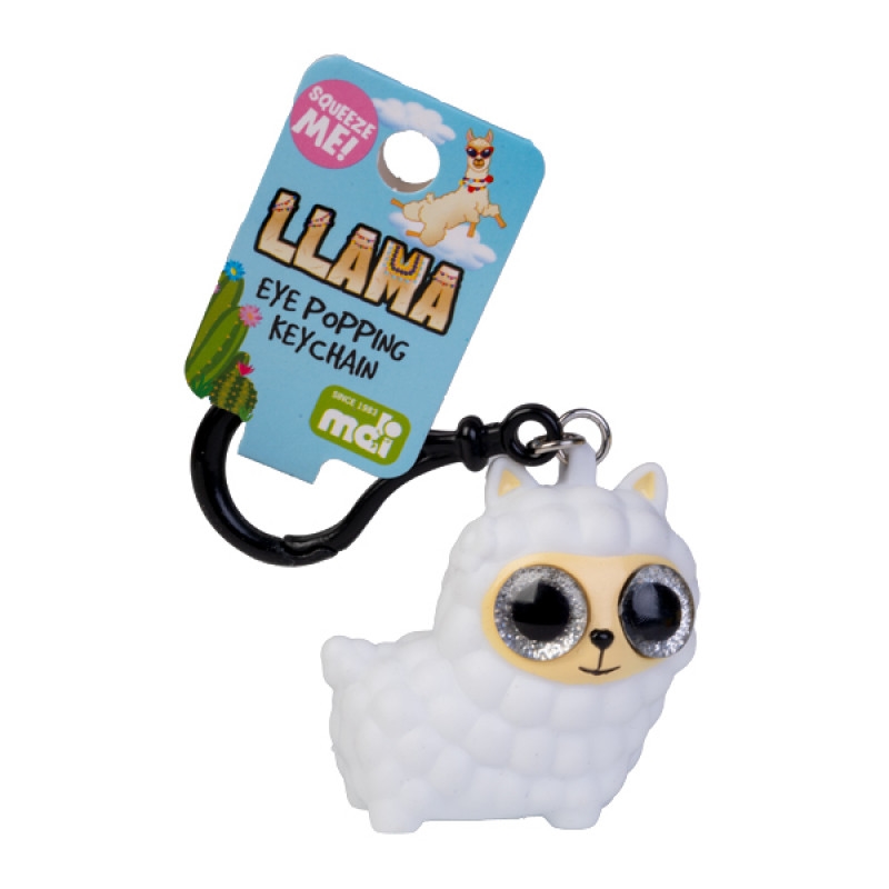 Llama Eye Popping Keychain/Product Detail/Keyrings