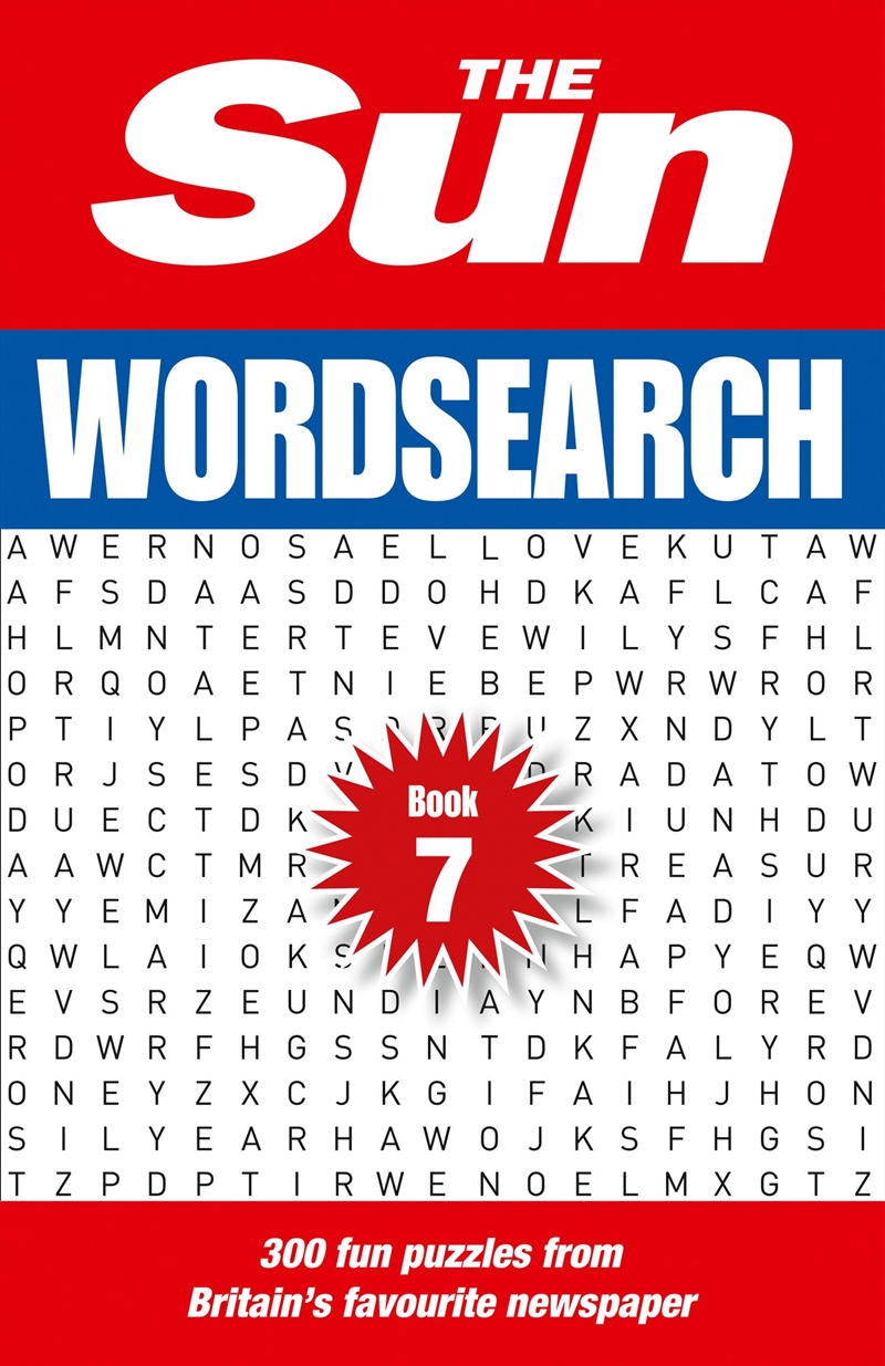 Sun Wordsearch Book 7/Product Detail/Adults Activity Books