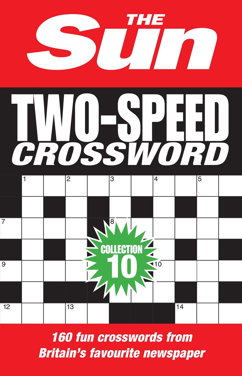 Sun Two Speed Crossword Collection 10/Product Detail/Adults Activity Books