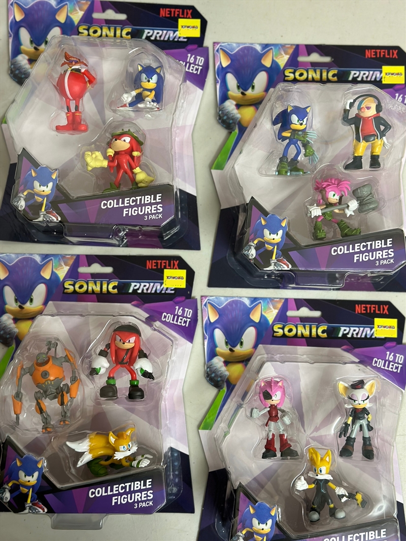 Sonic 6.5cm Figures 3 Pk/Product Detail/Figurines