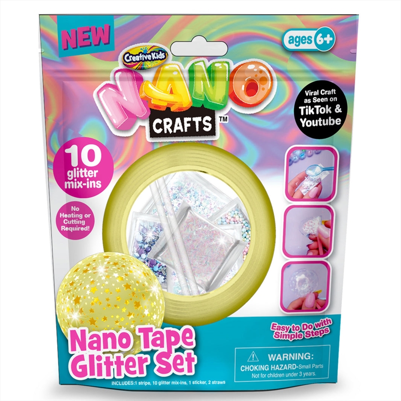 Nano Tape Glitter Set - Yellow/Product Detail/Stationery