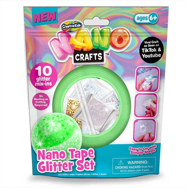 Nano Tape Glitter Set - Green/Product Detail/Stationery